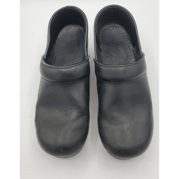 Dansko Professional Oiled Clog Size 39 / Women's US 8.5-9 Black - Picture 3 of 16